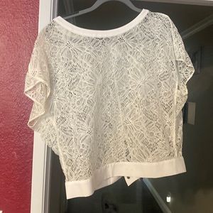 See through Blouse cabi - used a little discolor on bottom